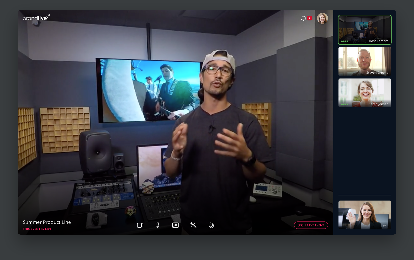Brandlive Presenter